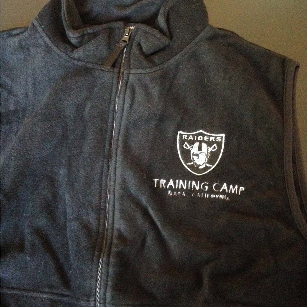 Oakland Raiders/ Las Vegas raiders Black Training Camp Vest